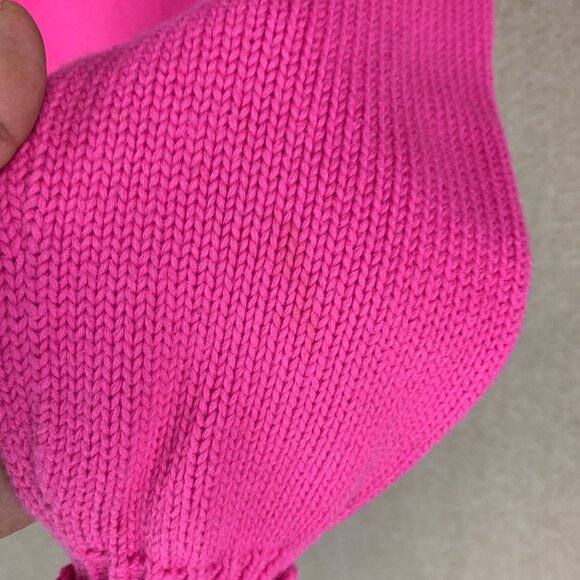 Ralph Lauren Polo Sport 100% Cotton Sweater M Pink Crew Neck Barbie Preppy Y2k - Picture 10 of 14